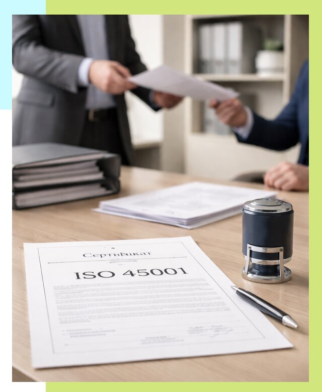 Сертификат ISO 45001 в Феодосии под ключ от 45711 р. | Сертэкс